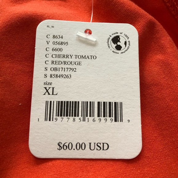 Free People Hot Shot Mini Dress With Pockets In Cherry Tomato. NWT! Sz M, XL - Picture 9 of 14